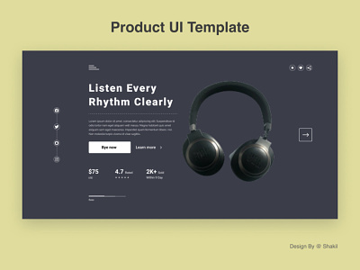 Product User Interface Design 3d ui bootstrap template branding crative ui dashboard template elegant ui minimal ui product advetising ui uiuxdesign web tamplate website design