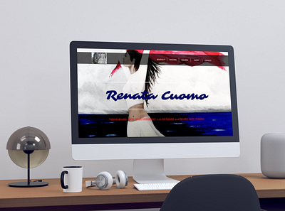 Renata cuomo website mockup branding design illustration layout painter web web design website website design
