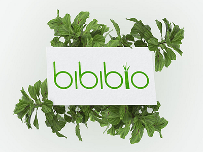 bibibio logo bamboo branding design logo logo design minimal mockup
