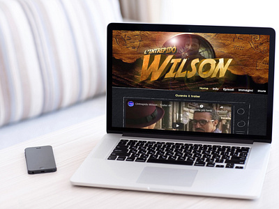 Intrepido wilson website mockup