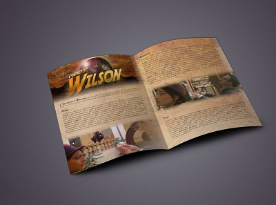 Intrepido wilson flyer mockup branding brochure brochure design brochure layout film film brochure layout layout design layoutdesign