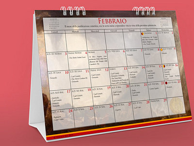 Italica res Calendar Mockup