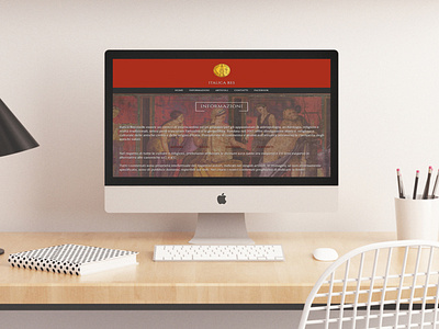 Italica Res Website Mockup branding design mockup web web design webdesign website website design