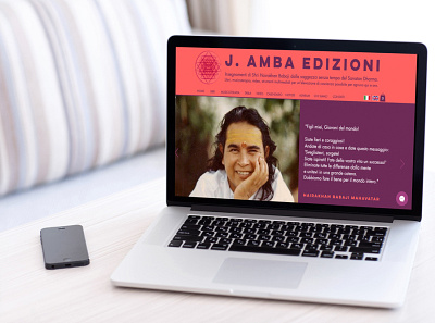JAmba website mockup 2 branding design layout minimal web web design website website design