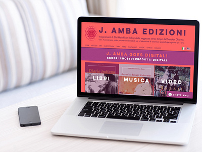 JAmba website mockup