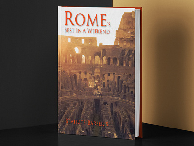 Rome s best in a weekend mockup book book cover branding design layout mockup photographer photography travel typography