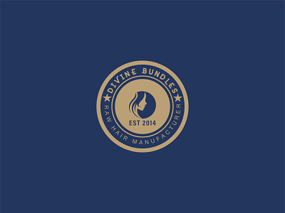 Divine Bundles - Raw Hair Manufacturer branding design flat illustration logo logo design logo design branding logo designer ui vector