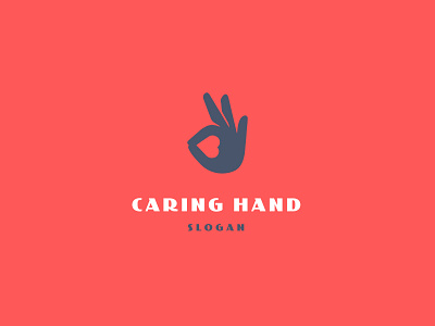 Caring Hand Logo brand branding care care and hand logo care logo careful caring hand logo clean creative design foundation logo gradient logo logo design logo design branding logo designer logodesign logotype love and hand organization logo