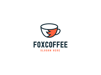 Fox Coffee -Practice branding coffee cup coffee logo coffee packaging colorful cup fox logo graphic design illustrator label logomark photoshop pictorial ui