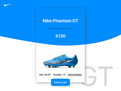 Nike Product View Concept branding design figma interface interface design minimal product product design ui ux web website