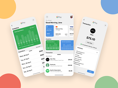 Google Pay App Redesign design figma google google pay graphic design interface design ui ui design uiux design ux
