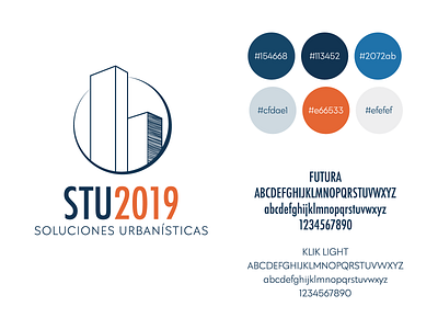 STU2019 branding design logo