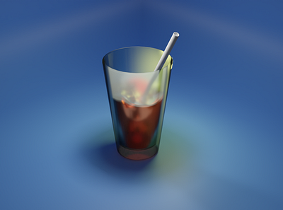 Glass Cup 3D Design 3d design graphic design illustration