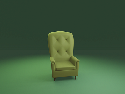 Chair 3D illustration