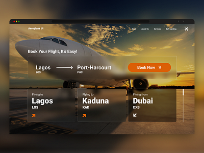 Airport UI Design branding design product design ui