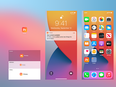 Primio: App Icon for iOs