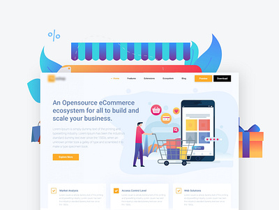 Ecommerce Landing Page add to cart animation ecommence fashion landing minimal onlinestore product store