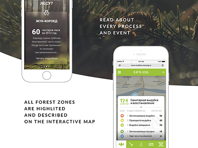 Our Forest Mobile Adaptive UI Vol. 2 adaptive app daily daily ui forest mobile promo save ui ux website