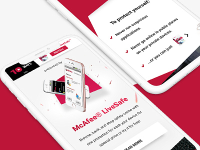 10 Ways to Hack you - Promo Landing Page 2018 daily landing main mobile promo red safe secure start ui website