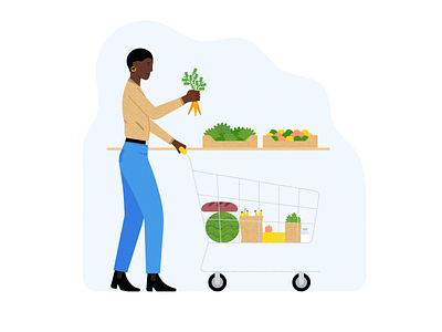 Pharma Dynamics #3 character groceries health health app illustration shop vector vegetable