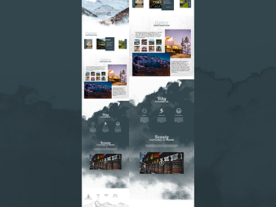 Travel and tour design travel ui web