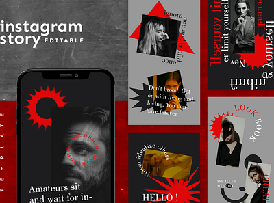 Instagram Story Template advertising art blog blogger branding design elegant instagram instagram posts instagram stories instagram stories pack instagram stories template instagram story template instagram template modern posts social media social media pack social media template social media templates