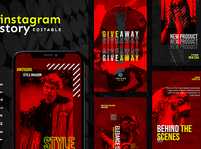 Instagram Story Template advertising art blog blogger branding design elegant instagram instagram posts instagram stories instagram stories pack instagram stories template instagram story template instagram template modern posts social media social media pack social media template social media templates