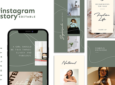 Instagram Story Template advertising boys branding design girl hypebeast illustration instagram instagram post instagram stories instagram template logo social media social media design social media pack social media templates socialmedia template ui youth