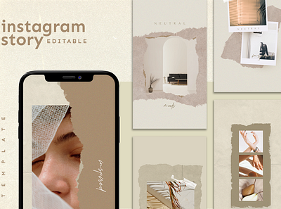 Instagram Story Template advertising boys branding design girl hypebeast illustration instagram instagram post instagram stories instagram template logo social media social media design social media pack social media templates socialmedia template ui youth