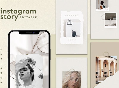 Instagram Story Template advertising boys branding design girl hypebeast illustration instagram instagram post instagram stories instagram template logo social media social media design social media pack social media templates socialmedia template ui youth