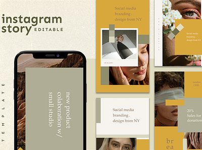 Instagram Story Template advertising boys branding design girl hypebeast illustration instagram instagram post instagram stories instagram template logo social media social media design social media pack social media templates socialmedia template ui youth