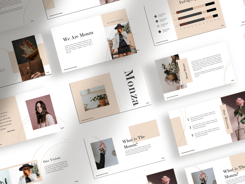 Monza - Presentation Template by Hardworst Studio on Dribbble