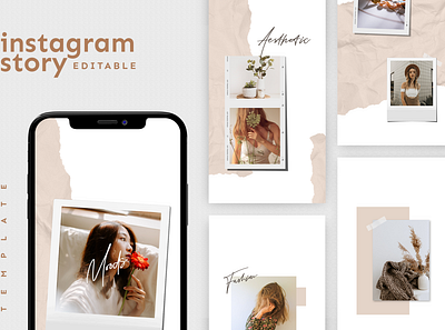 Instagram Story Template advertising boys branding design girl hypebeast illustration instagram instagram post instagram stories instagram template logo social media social media design social media pack social media templates socialmedia template ui youth