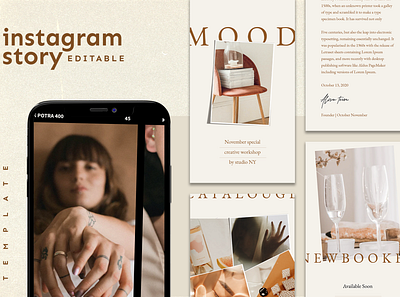 Instagram Story Template advertising boys branding design girl hypebeast illustration instagram instagram post instagram stories instagram template logo social media social media design social media pack social media templates socialmedia template ui youth