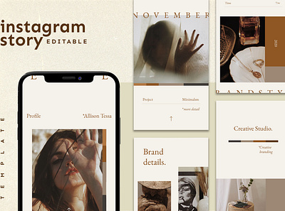 Instagram Story Template advertising boys branding design girl hypebeast illustration instagram instagram post instagram stories instagram template logo social media social media design social media pack social media templates socialmedia template ui youth