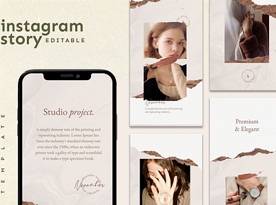 Instagram Story Template advertising boys branding design girl hypebeast illustration instagram instagram post instagram stories instagram template logo social media social media design social media pack social media templates socialmedia template ui youth