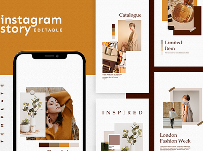 Instagram Story Template advertising boys branding design girl hypebeast illustration instagram instagram post instagram stories instagram template logo social media social media design social media pack social media templates socialmedia template ui youth