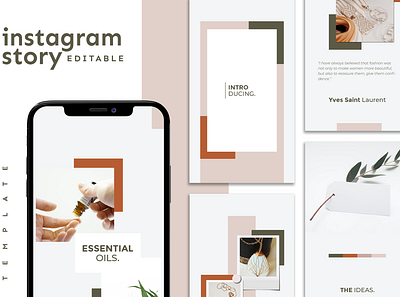 Instagram Story Template advertising boys branding design girl hypebeast illustration instagram instagram post instagram stories instagram template logo social media social media design social media pack social media templates socialmedia template ui youth