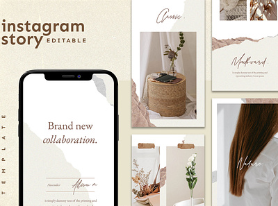 Instagram Story Template advertising boys branding design girl hypebeast illustration instagram instagram post instagram stories instagram template logo social media social media design social media pack social media templates socialmedia template ui youth