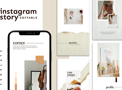 Instagram Story Template advertising boys branding design girl hypebeast illustration instagram instagram post instagram stories instagram template logo social media social media design social media pack social media templates socialmedia template ui youth