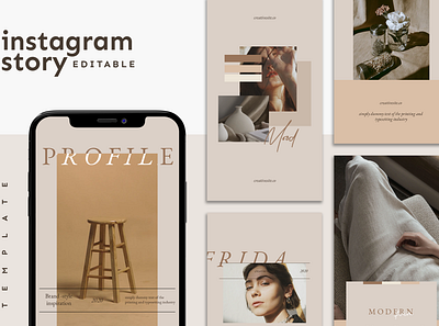 Instagram Story Template advertising boys branding design girl hypebeast illustration instagram instagram post instagram stories instagram template logo social media social media design social media pack social media templates socialmedia template ui youth