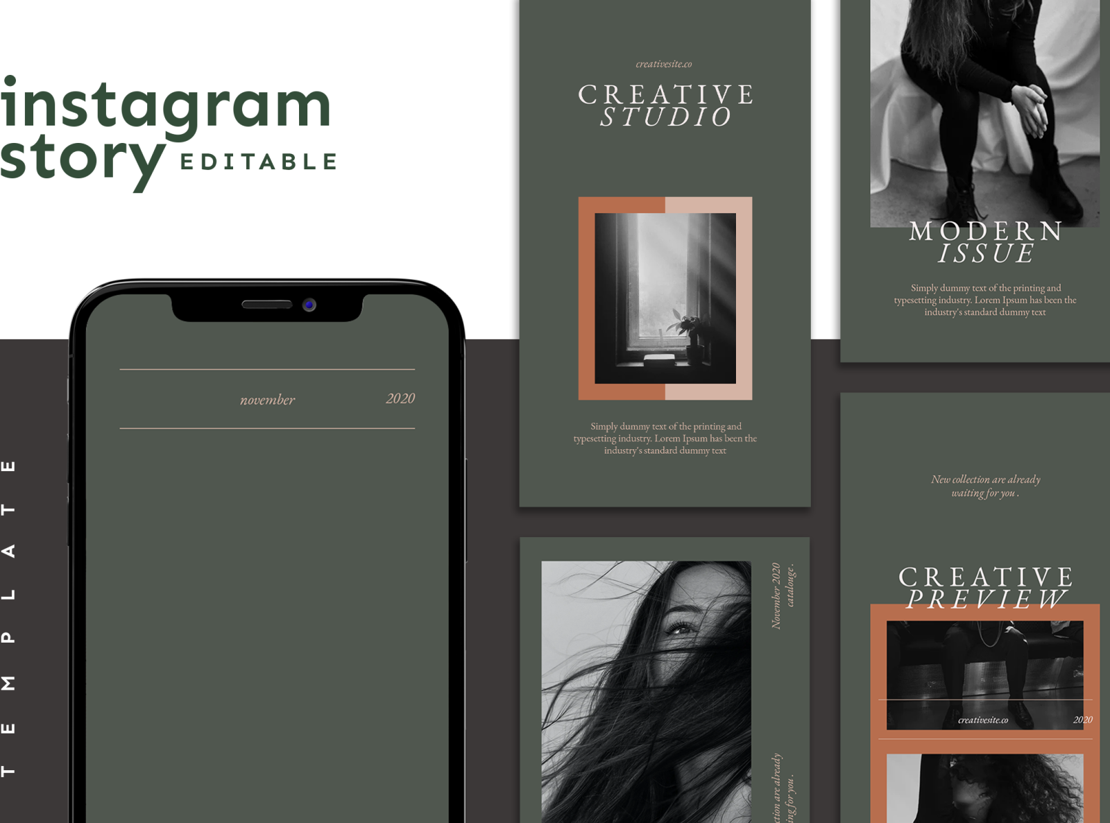 Instagram Story Template by Hardworst Studio on Dribbble