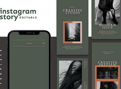 Instagram Story Template advertising boys branding design girl hypebeast illustration instagram instagram post instagram stories instagram template logo social media social media design social media pack social media templates socialmedia template ui youth