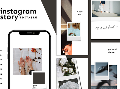 Instagram Story Template advertising boys branding design girl hypebeast illustration instagram instagram post instagram stories instagram template logo social media social media design social media pack social media templates socialmedia template ui youth