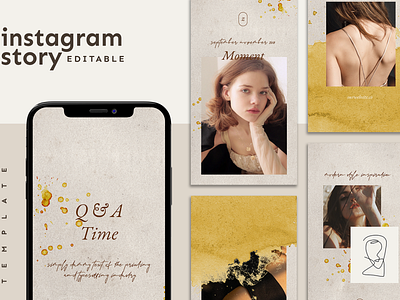 Instagram Story Template advertising boys branding design girl hypebeast illustration instagram instagram post instagram stories instagram template logo social media social media design social media pack social media templates socialmedia template ui youth