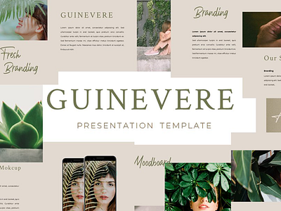 Guinevere - Presentation Template advertising boys branding design girl hypebeast illustration instagram instagram post instagram stories instagram template logo social media social media design social media pack social media templates socialmedia template ui youth