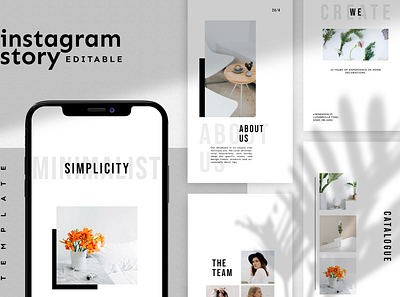 Instagram Story Template advertising boys branding design girl hypebeast illustration instagram instagram post instagram stories instagram template logo social media social media design social media pack social media templates socialmedia template ui youth