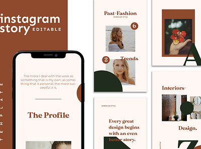 Instagram Story Template advertising boys branding design girl hypebeast illustration instagram instagram post instagram stories instagram template logo social media social media design social media pack social media templates socialmedia template ui youth