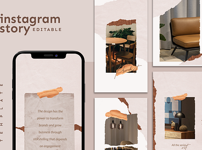 Instagram Story Template advertising boys branding design girl hypebeast illustration instagram instagram post instagram stories instagram template logo social media social media design social media pack social media templates socialmedia template ui youth