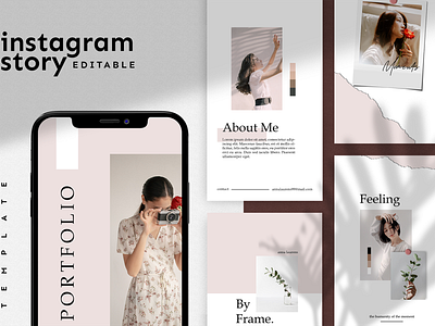 Instagram Story Template advertising boys branding design girl hypebeast illustration instagram instagram post instagram stories instagram template logo social media social media design social media pack social media templates socialmedia template ui youth